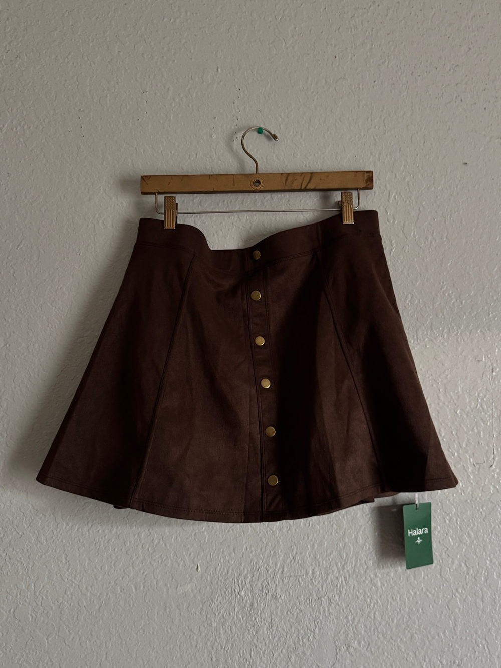 NWT Halara Chocolate Brown Skort